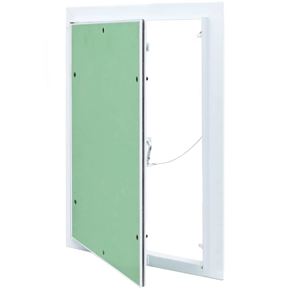 Revisionsklappe Weiß 35 x 45 cm Aluminium und Gipskarton