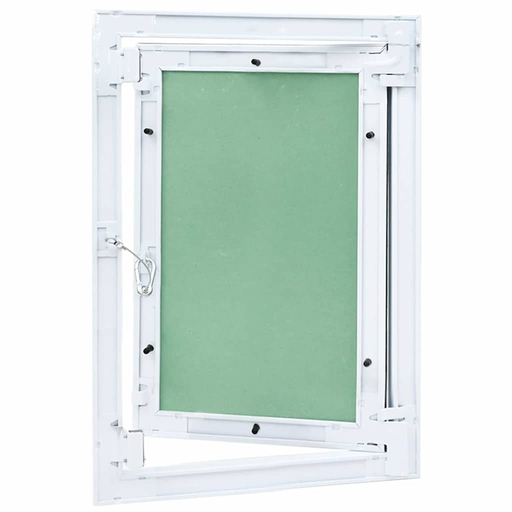 Revisionsklappe Weiß 35 x 45 cm Aluminium und Gipskarton