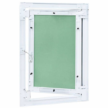 Revisionsklappe Weiß 35 x 45 cm Aluminium und Gipskarton