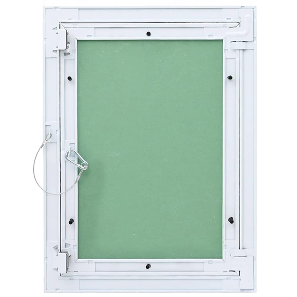 Revisionsklappe Weiß 35 x 45 cm Aluminium und Gipskarton