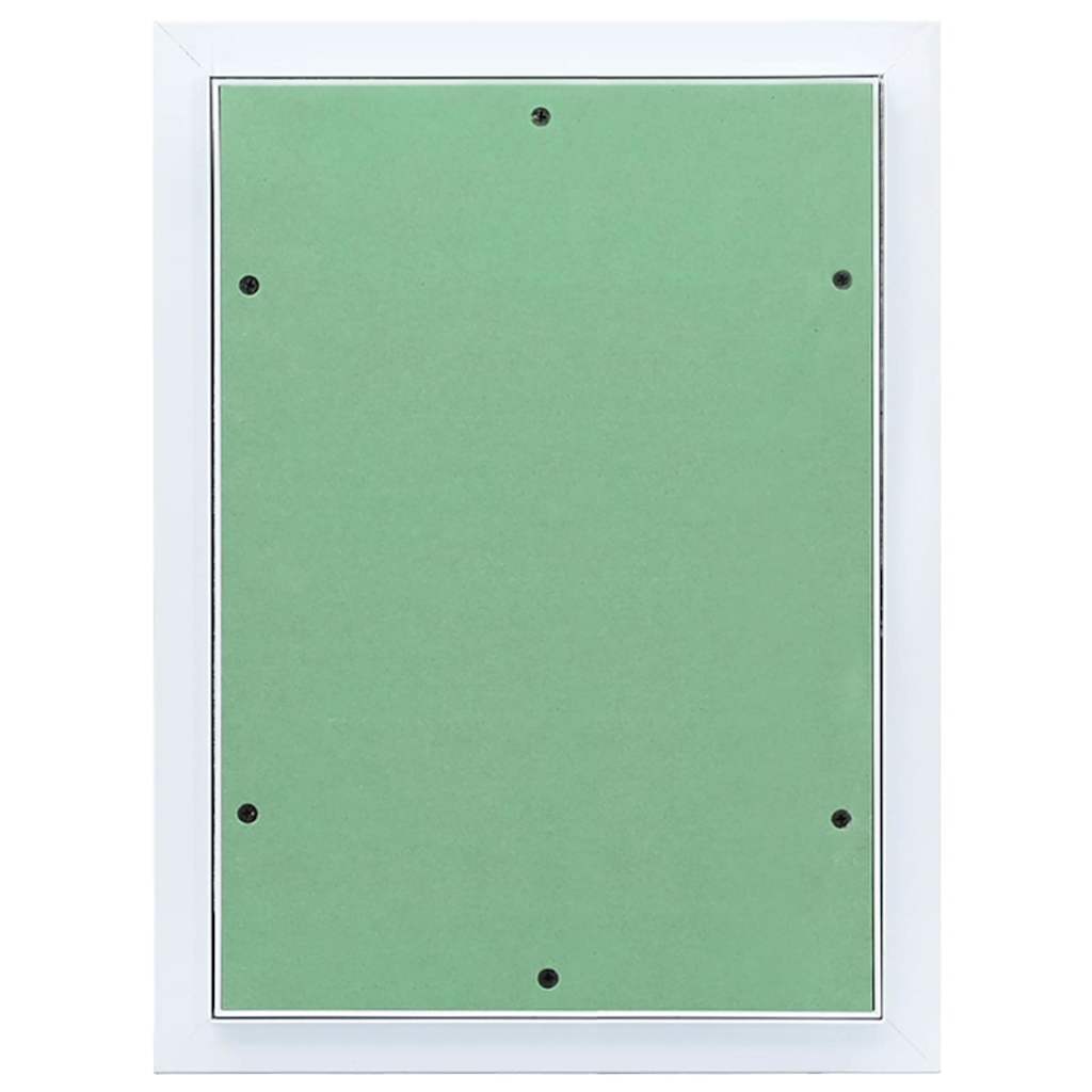 Revisionsklappe Weiß 35 x 45 cm Aluminium und Gipskarton
