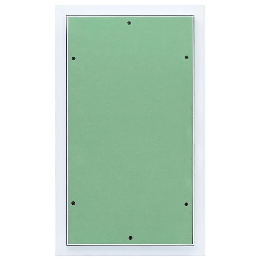 Revisionsklappe Weiß 35 x 55 cm Aluminium und Gipskarton