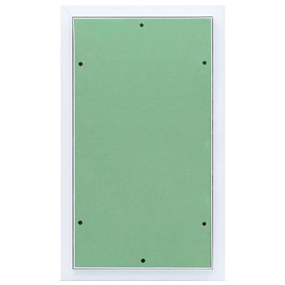 Revisionsklappe Weiß 35 x 55 cm Aluminium und Gipskarton