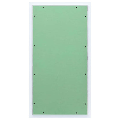 Zugangstür Weiß 45 x 85 cm Aluminium und Gipskarton