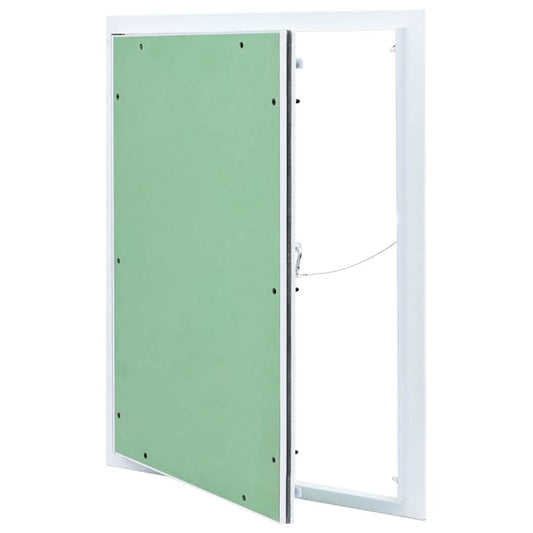 Revisionsklappe Weiß 55 x 65 cm Aluminium und Gipskarton
