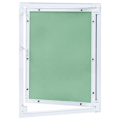 Revisionsklappe Weiß 55 x 65 cm Aluminium und Gipskarton