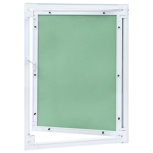 Revisionsklappe Weiß 55 x 65 cm Aluminium und Gipskarton