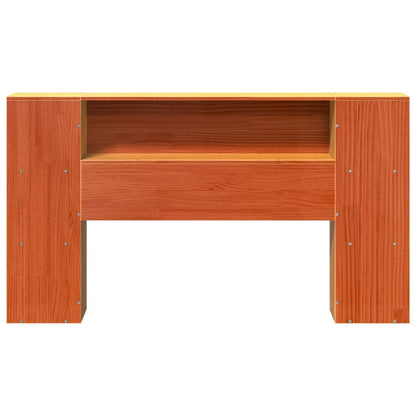 Kopfteil mit Stauraum Wachsbraun 150 cm Massivholz Kiefer