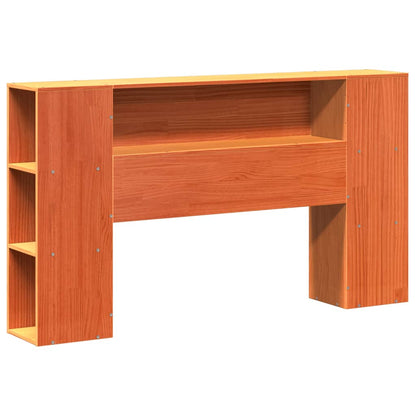 Kopfteil mit Stauraum Wachsbraun 135 cm Massivholz Kiefer