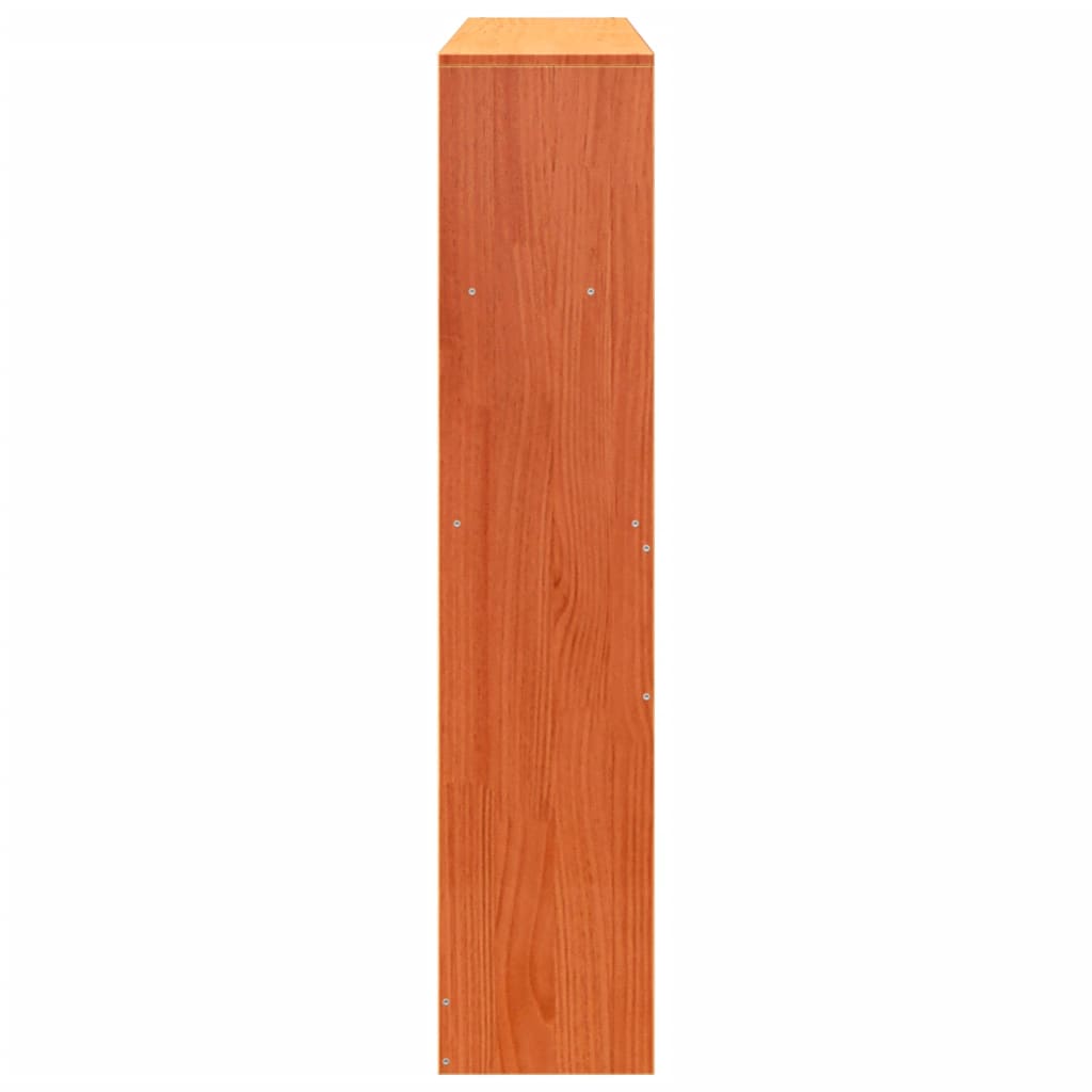 Kopfteil mit Stauraum Wachsbraun 160 cm Massivholz Kiefer