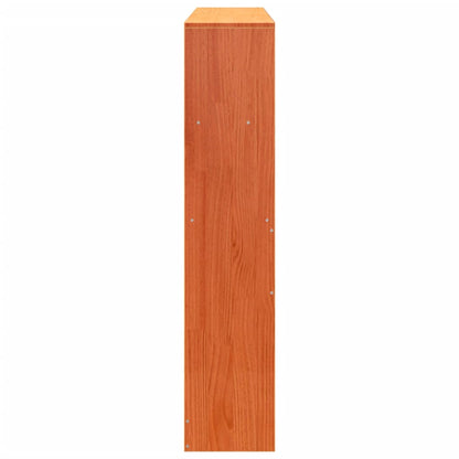 Kopfteil mit Stauraum Wachsbraun 160 cm Massivholz Kiefer