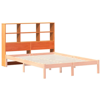 Kopfteil mit Stauraum Wachsbraun 160 cm Massivholz Kiefer