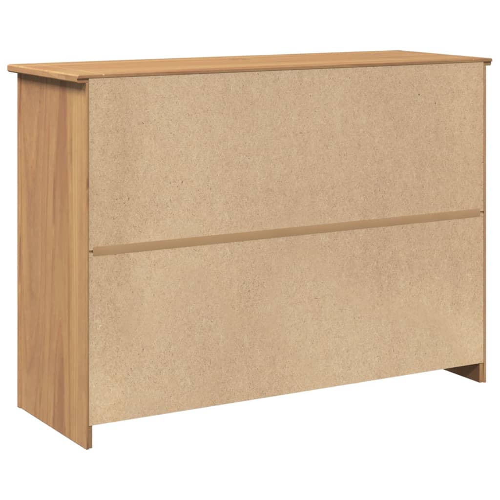 Skænk med skuffer Panama 112x40x80 cm massiv fyrretræ