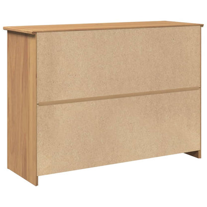 Skænk med skuffer Panama 112x40x80 cm massiv fyrretræ