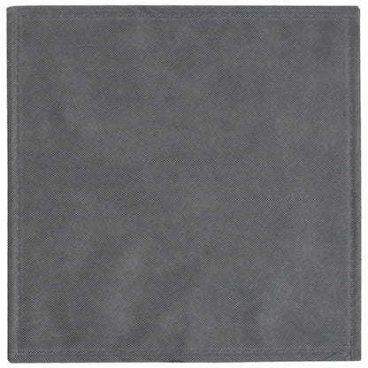 Faltboxen 10 Stk. Grau 32x32x32 cm Vlies