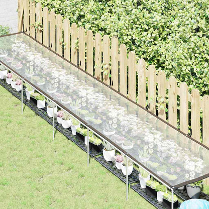 Pflanzenabdeckung mit Ösen 1x6 m Polyethylen