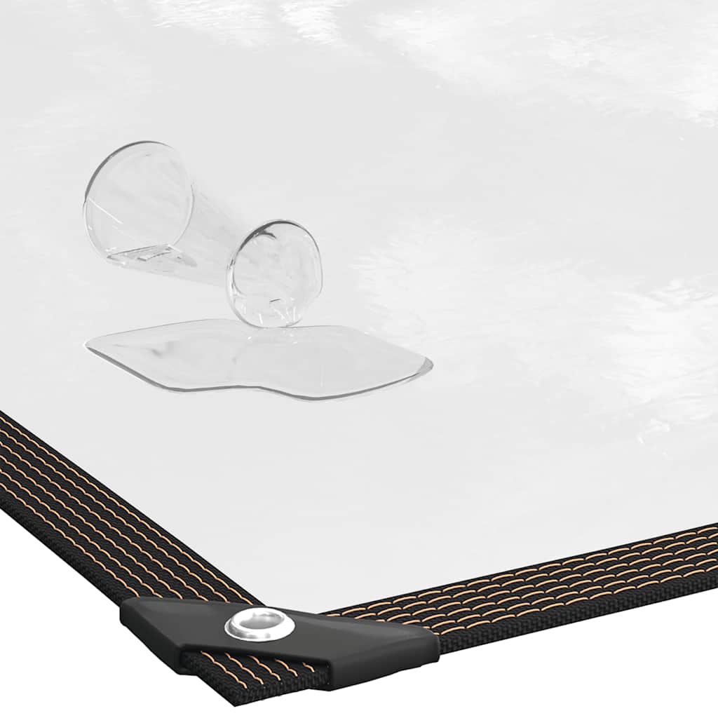 Pflanzenabdeckung mit Ösen 1x8 m Polyethylen