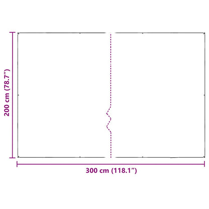 Pflanzenabdeckung mit Ösen 2x3 m PVC