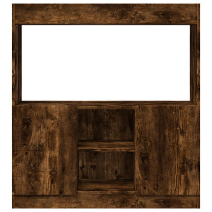 Highboard røget eg 92x33x100 cm træmateriale