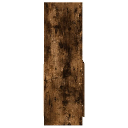 Highboard røget eg 92x33x100 cm træmateriale