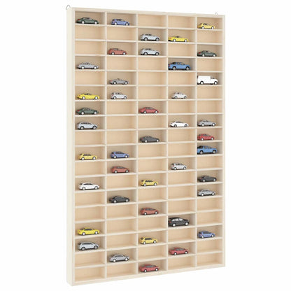 Sammlervitrine aus Holz mit 90 Fächern 50,5x4,5x79 cm