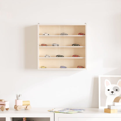 Sammlervitrine aus Holz mit Türen 40x8,5x37 cm