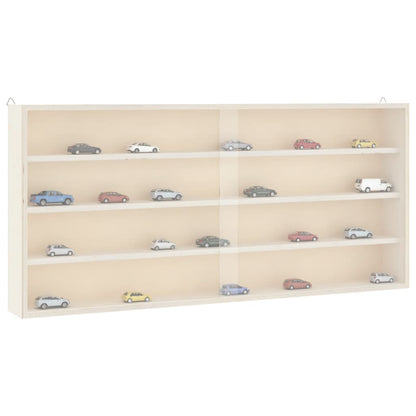 Sammlervitrine aus Holz mit Türen 80x8,5x37 cm