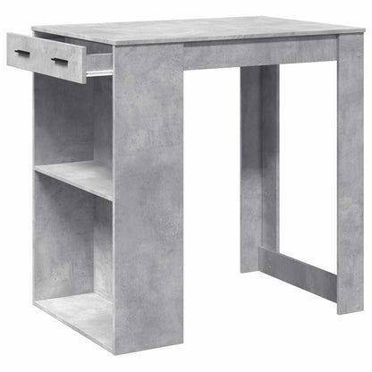 Bartisch Betongrau 102x70x103,5 cm Holzwerkstoff