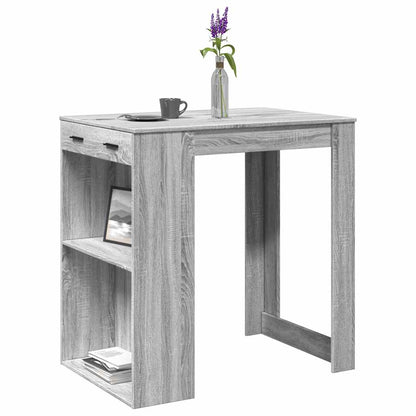 Bartisch Grau Sonoma 102x70x103,5 cm Holzwerkstoff