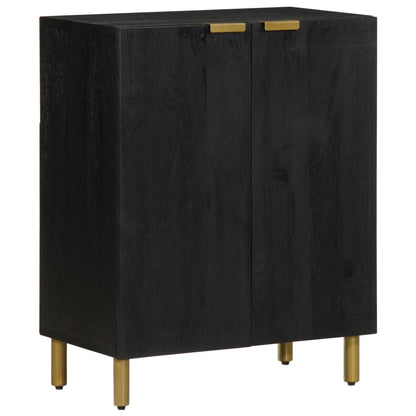 3-tlg. Sideboards Schwarz Holzwerkstoff