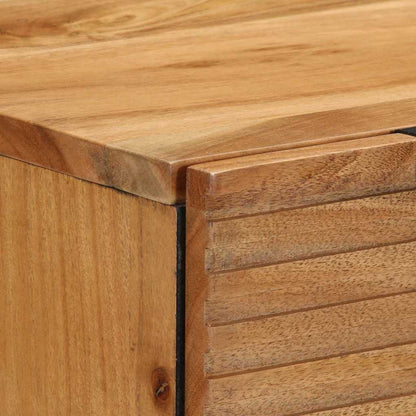 Sideboard 2 pcs Braun 60 x 33 x 75 cm Massivholz Akazie