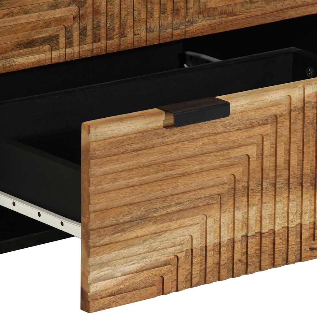Sideboard 2 pcs Braun 60 x 33 x 75 cm Massivholz Akazie