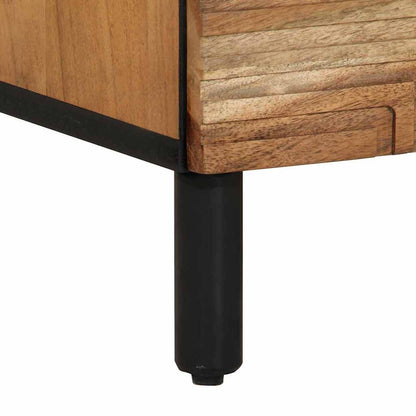 Sideboard 2 pcs Braun 60 x 33 x 75 cm Massivholz Akazie