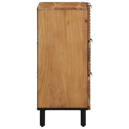 Sideboard 2 pcs Braun 60 x 33 x 75 cm Massivholz Akazie