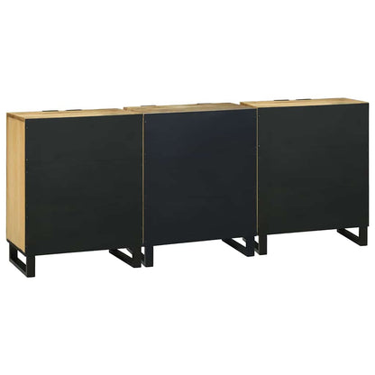 Badezimmermöbel Set mit Schubladen 3 pcs Braun 180 x 33 x 75 cm