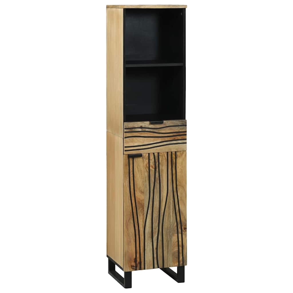 Badezimmermöbel Set mit Schubladen 5 pcs Braun 38 x 33 x 160 cm
