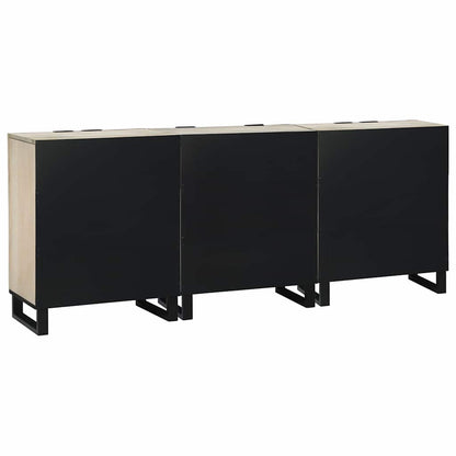 Badezimmermöbel Set mit Schubladen 3 pcs Weiß 180 x 33 x 75 cm