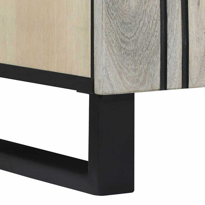 Badezimmermöbel Set mit Regal 2 pcs Weiß 62 x 33 x 58 cm
