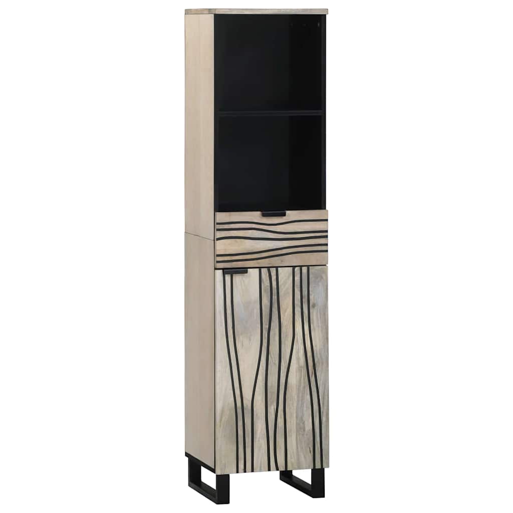Badezimmermöbel Set mit Tür 4 pcs Walnussbraun 38 x 33 x 160 cm