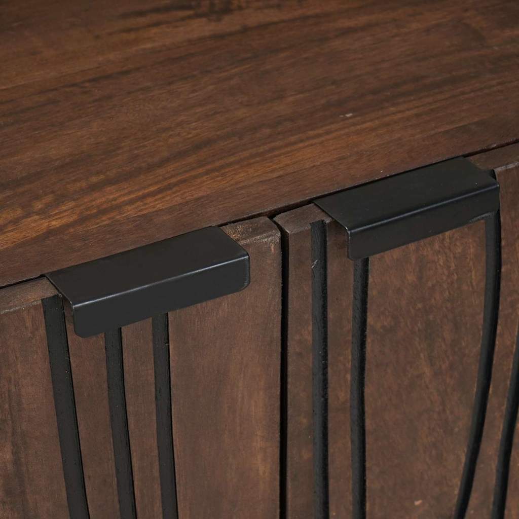 Badezimmermöbel Set mit Schubladen 3 pcs Braun 180 x 33 x 75 cm