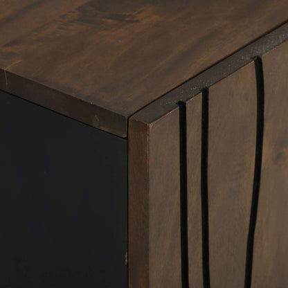 Badezimmermöbel Set mit Tür 2 pcs Walnuss Braun 62 x 33 x 58 cm