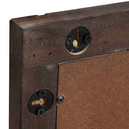 Badezimmermöbel Set mit Tür 2 pcs Walnuss Braun 62 x 33 x 58 cm