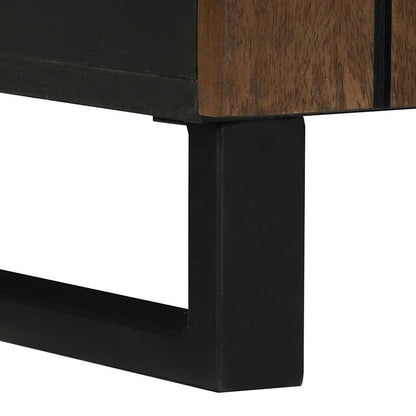 Badezimmermöbel Set mit Tür 2 pcs Walnuss Braun 62 x 33 x 58 cm