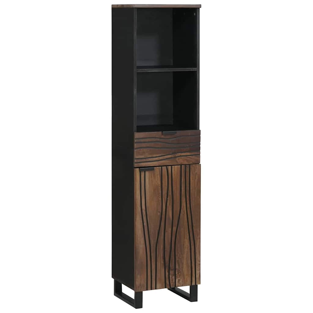 Badezimmermöbel Set mit Schubladen 4 pcs Weiß 38 x 33 x 160 cm