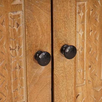 Badezimmermöbel Set Wandmontiert 2 pcs Braun 62 x 33 x 58 cm