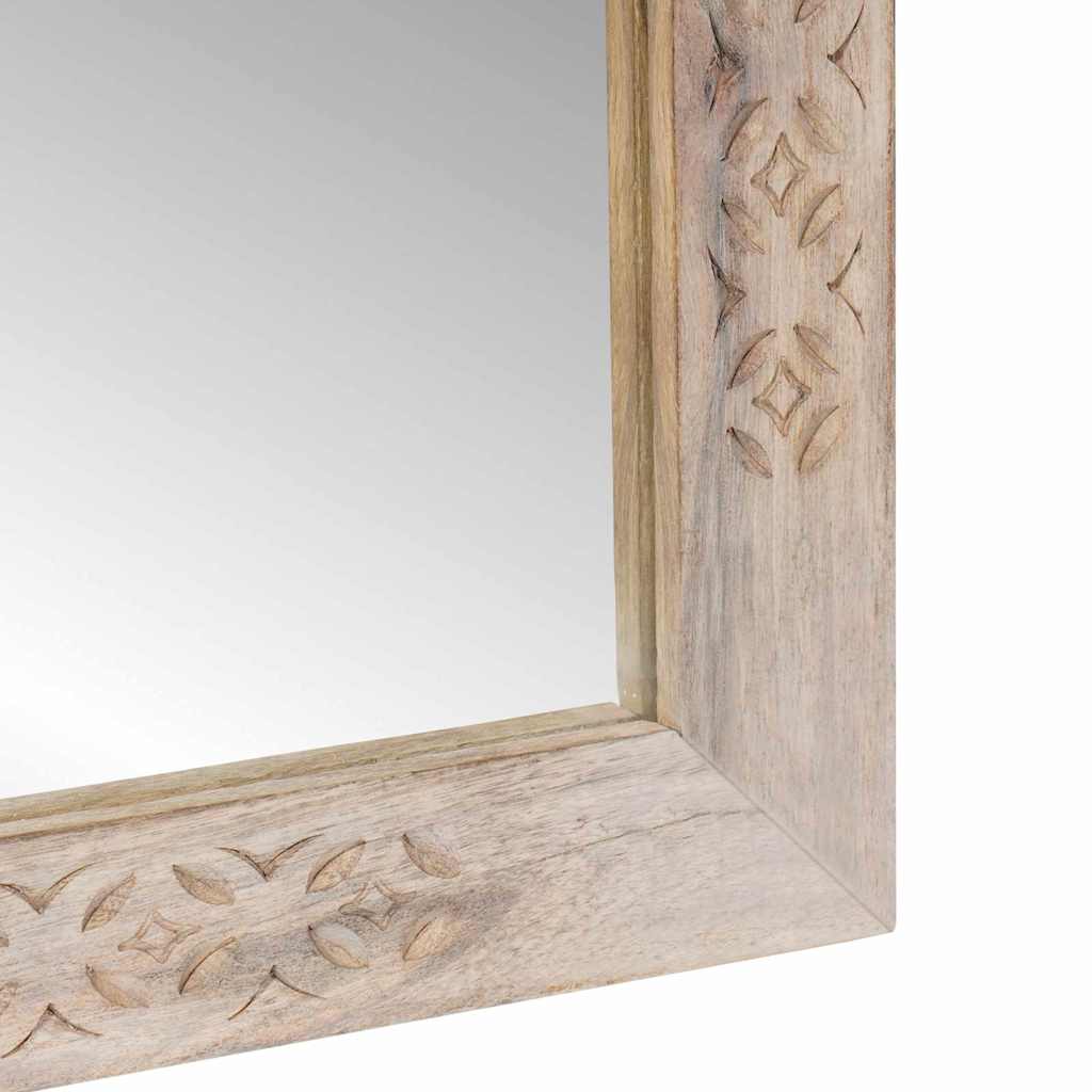 Badezimmermöbel Set 2 pcs Weiß 62 x 33 x 58 cm Massivholz Mango
