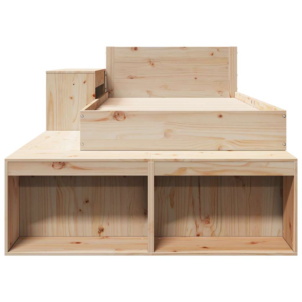 Massivholzbett ohne Matratze 80x200 cm Kiefernholz