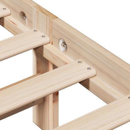 Massivholzbett ohne Matratze 90x200 Kiefernholz