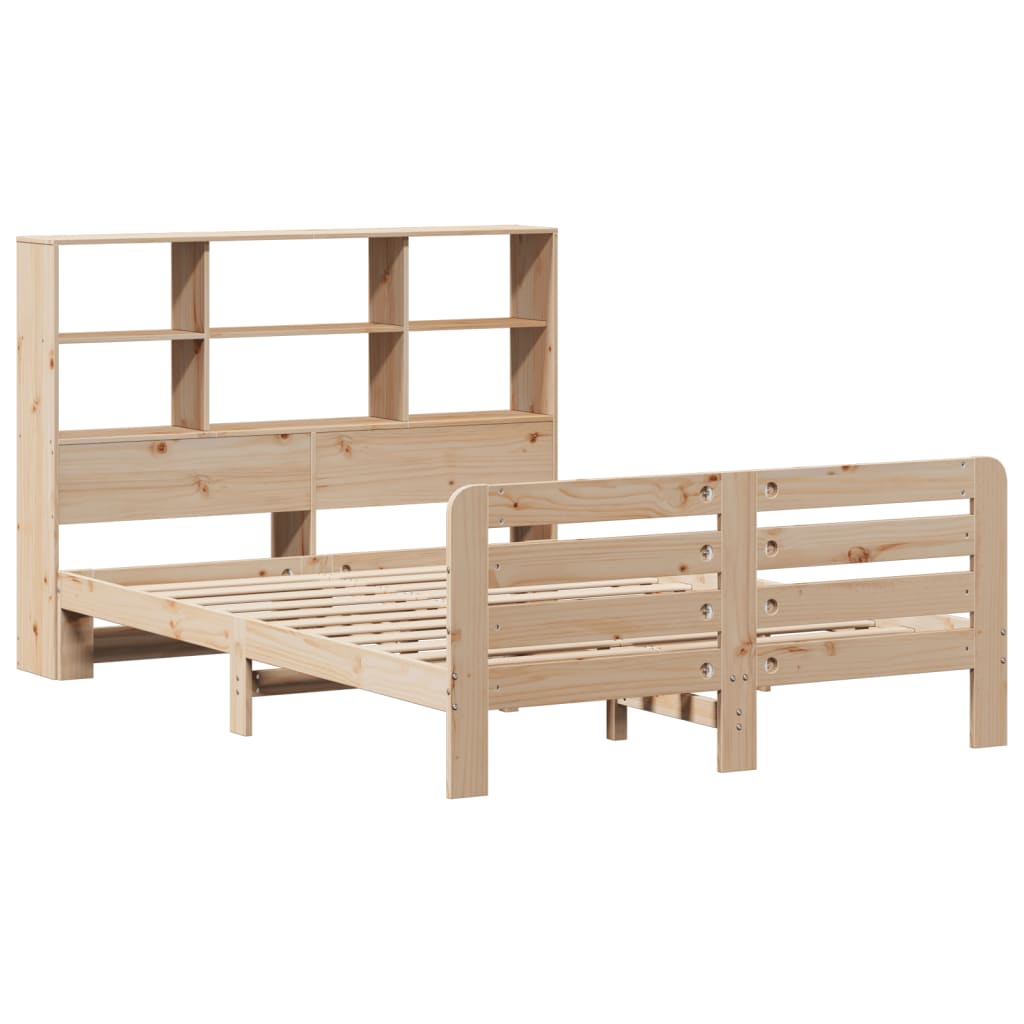 Massivholzbett ohne Matratze 120x190 cm Kiefernholz