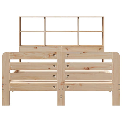 Massivholzbett ohne Matratze 120x190 cm Kiefernholz